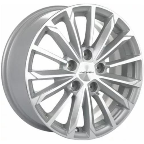 Диски Khomen KHW 1611 6.5x16 5*114.3 ET45 DIA67.1 F-Silver-FP Литой купить с бесплатной доставкой в пункты выдачи в Петербурге